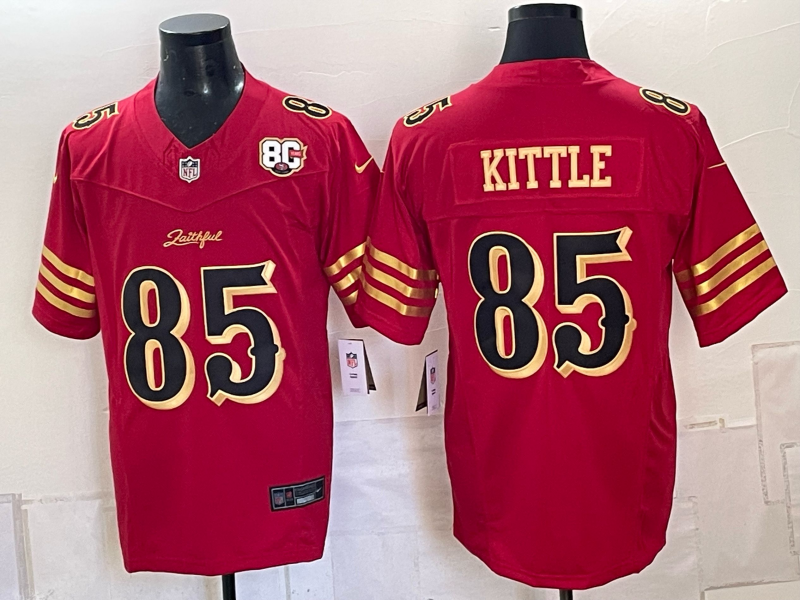 Men Kansas City Chiefs #85 Kittle red Nike NFL Jersey 102302->san francisco 49ers->NFL Jersey